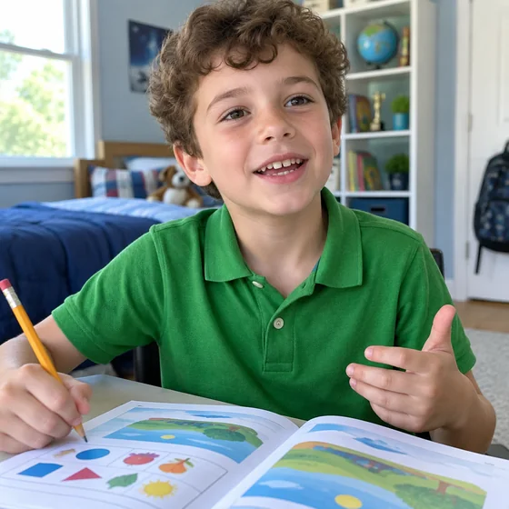 Emiliano haciendo su página